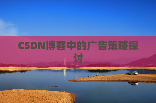 CSDN博客中的广告策略探讨